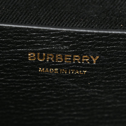 Burberry Derby Calfskin House Check Baby Macken Crossbody Bag Black 6 of 10