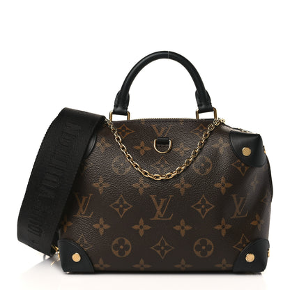 Louis Vuitton Monogram Petite Malle Souple Black 1 of 8