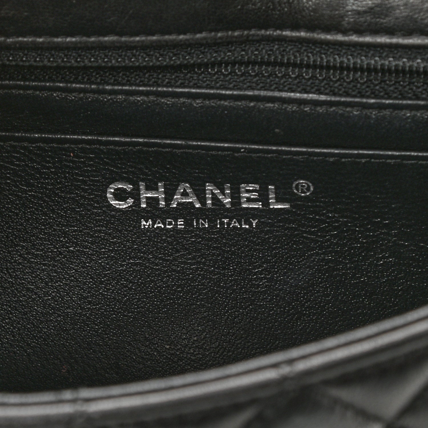 Chanel Lambskin Quilted Mini Rectangular Flap Black 6 of 11