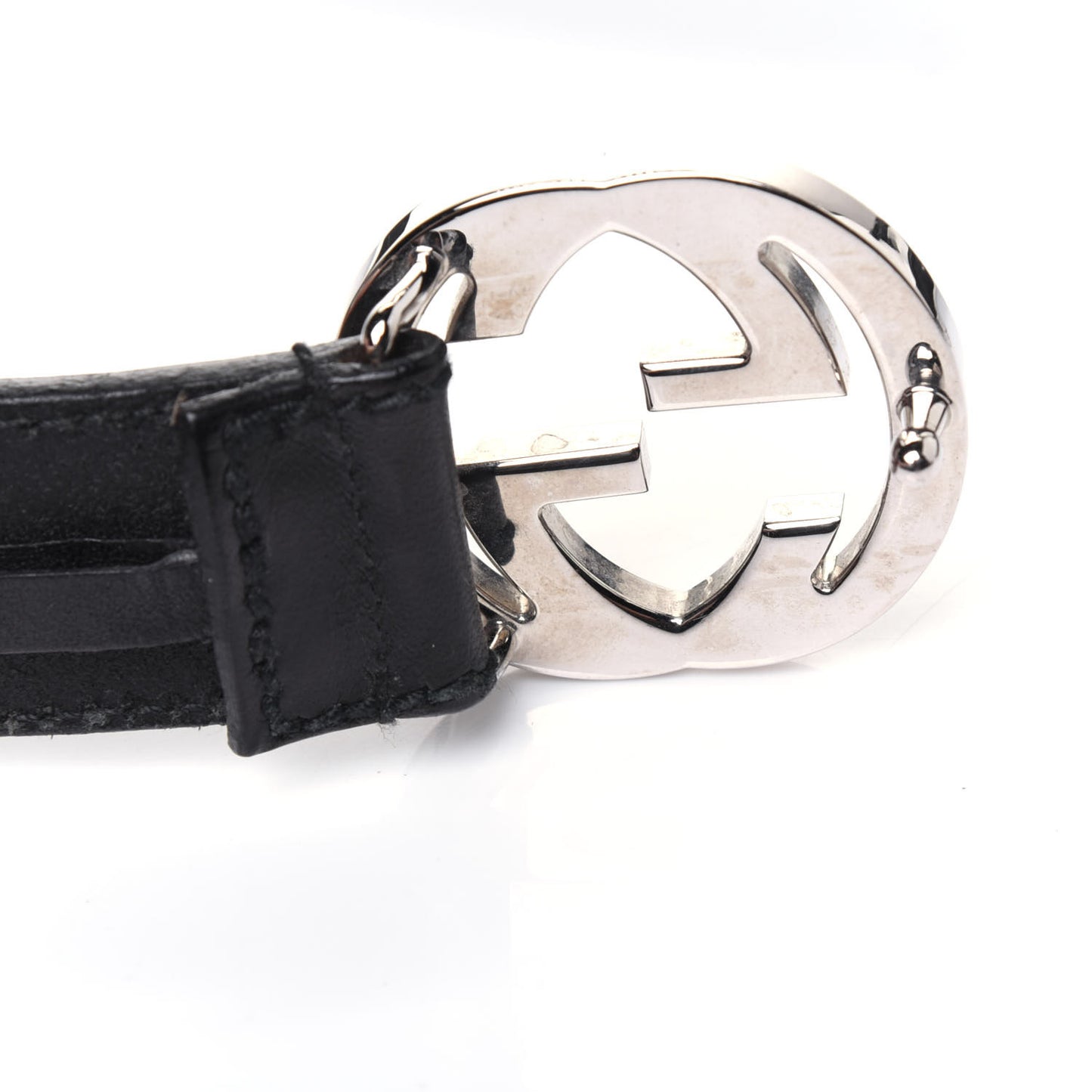 Calfskin Interlocking G Belt 85 34 Black