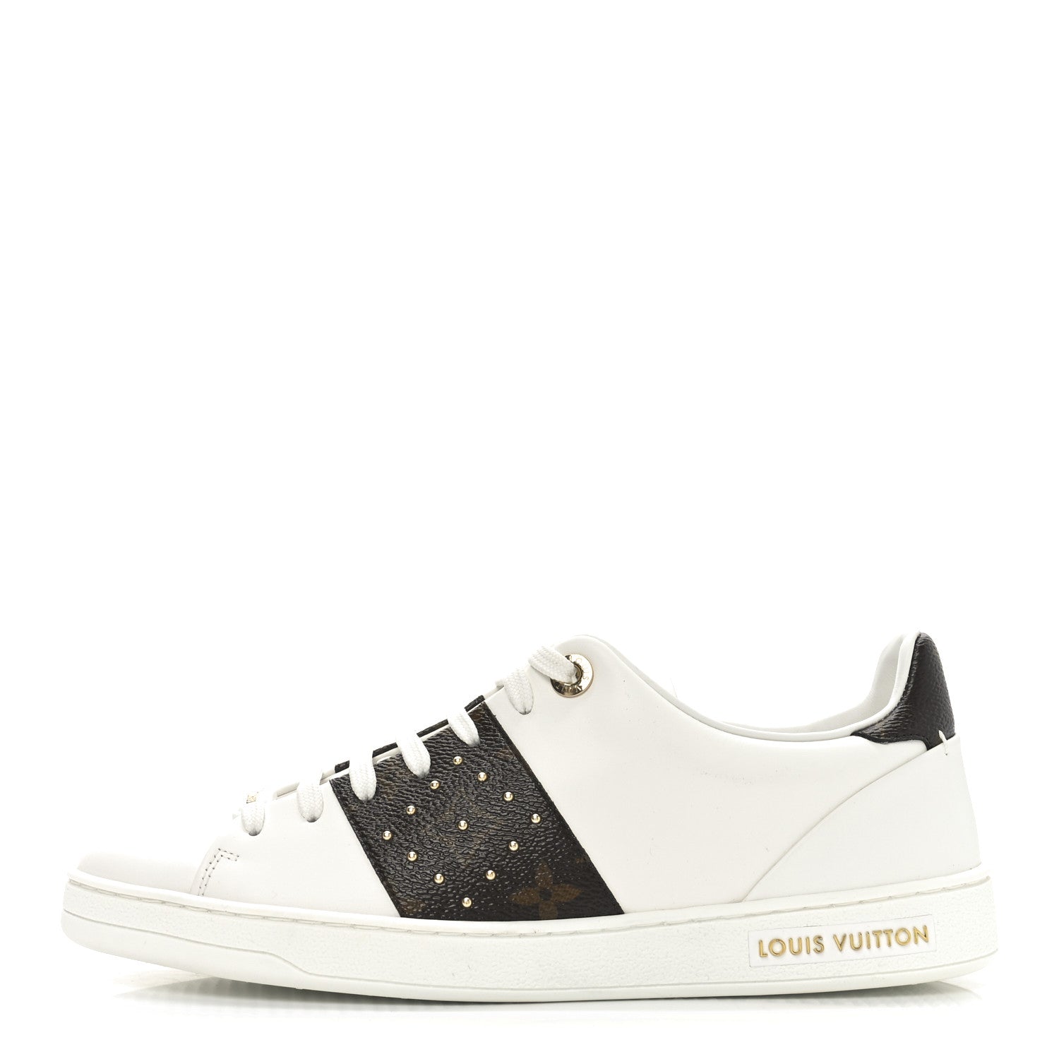 Louis Vuitton Monogram Stud Front Row Sneaker 38 White 1 of 8