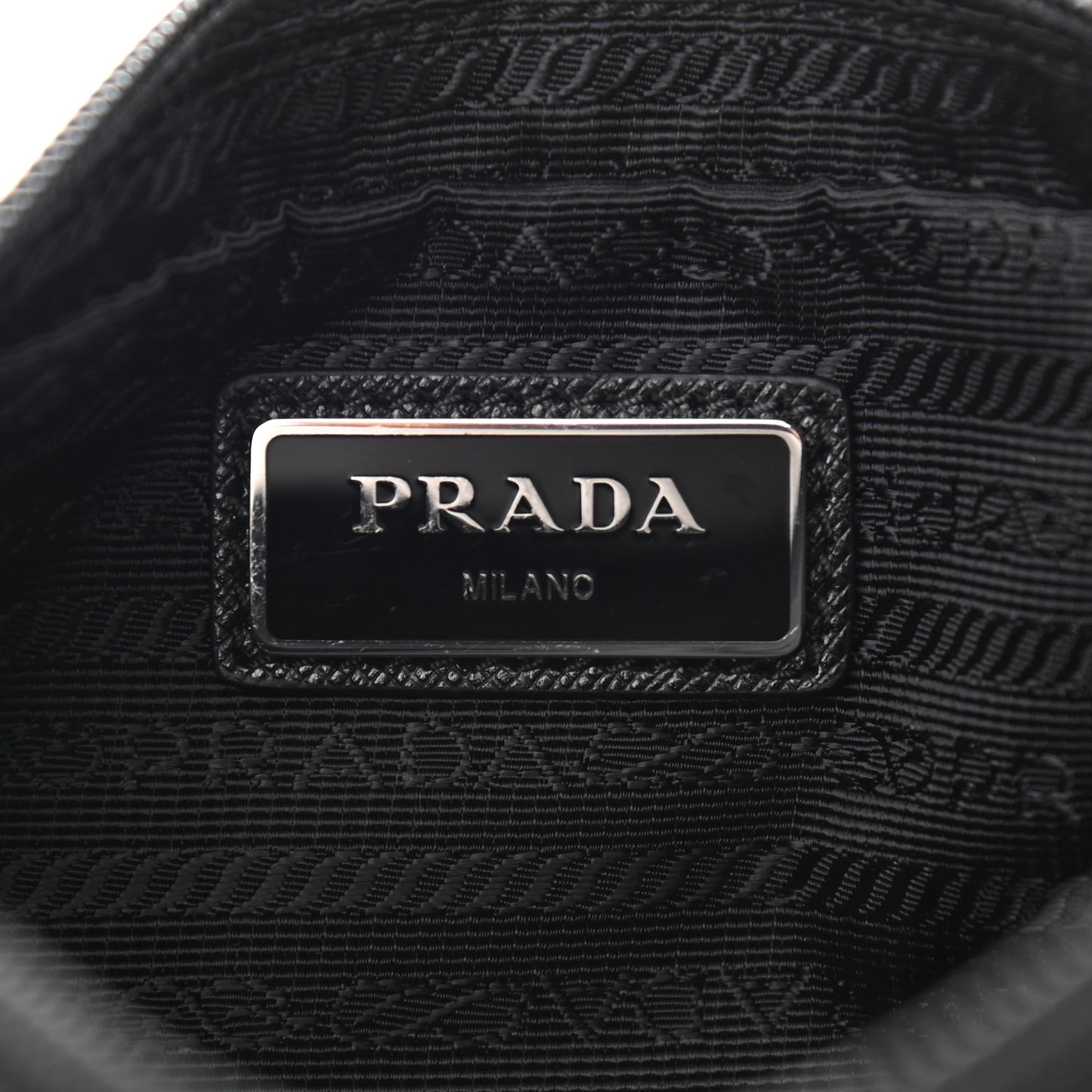 Nylon Saffiano Belt Bag Black