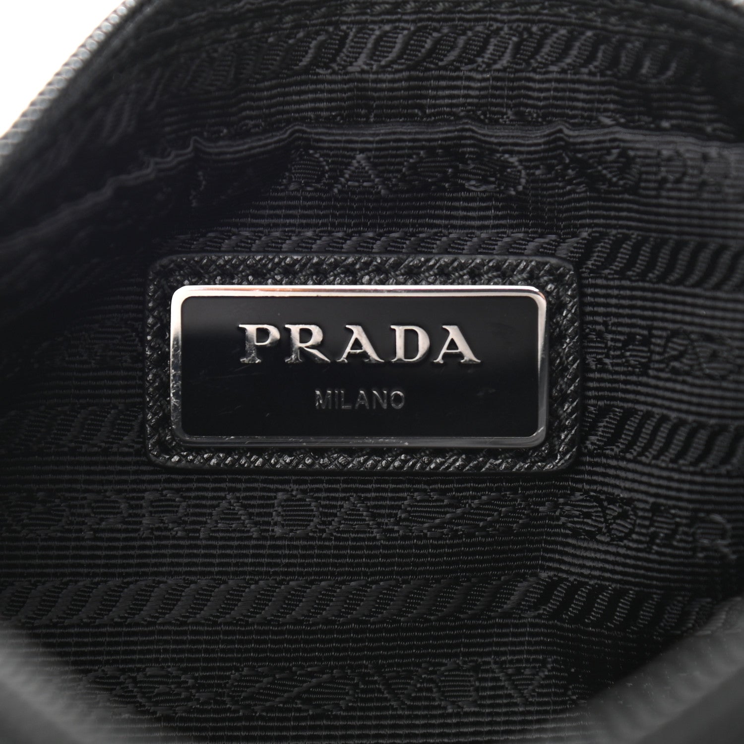 Prada Nylon Saffiano Belt Bag Black 6 of 9