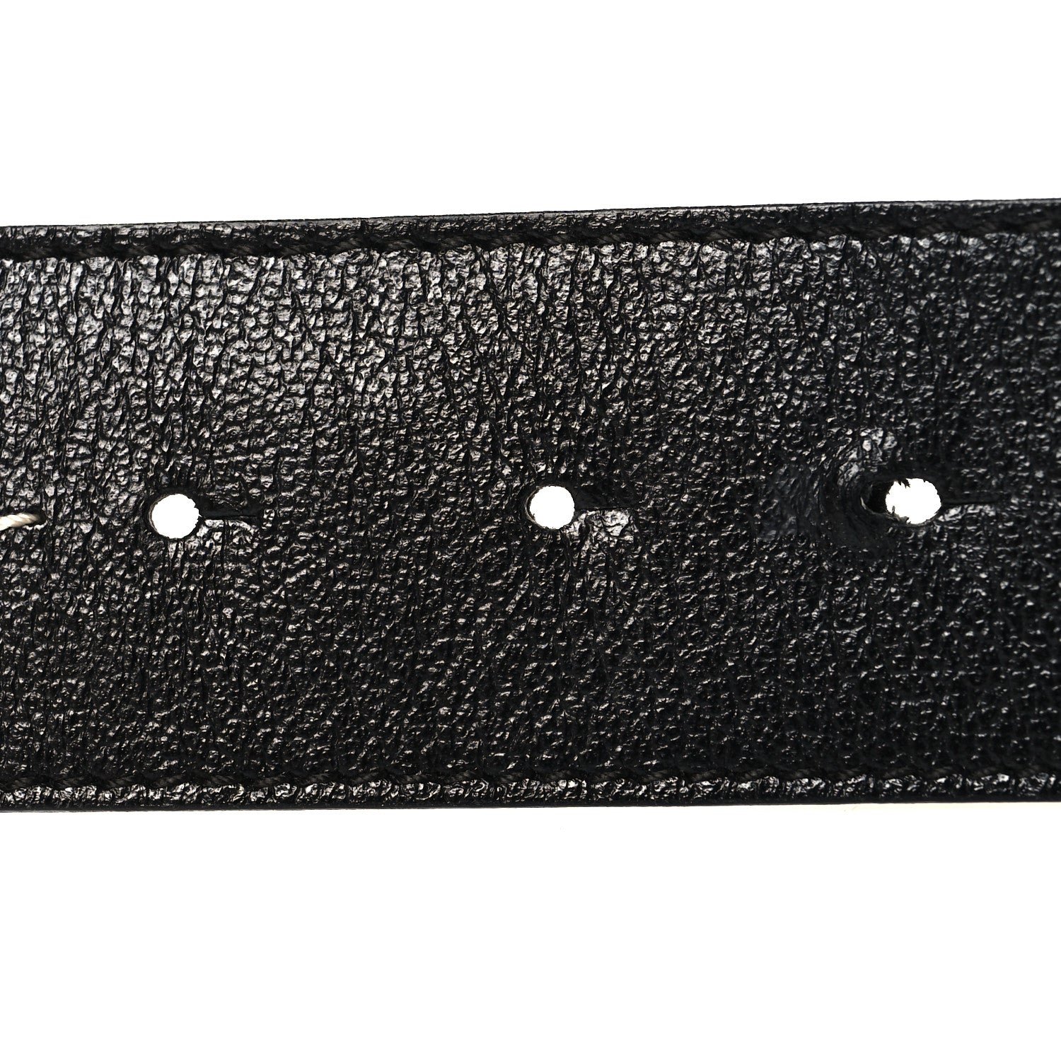 Christian Dior Calfskin Stitched CD Belt 85 34 Black 3 of 6
