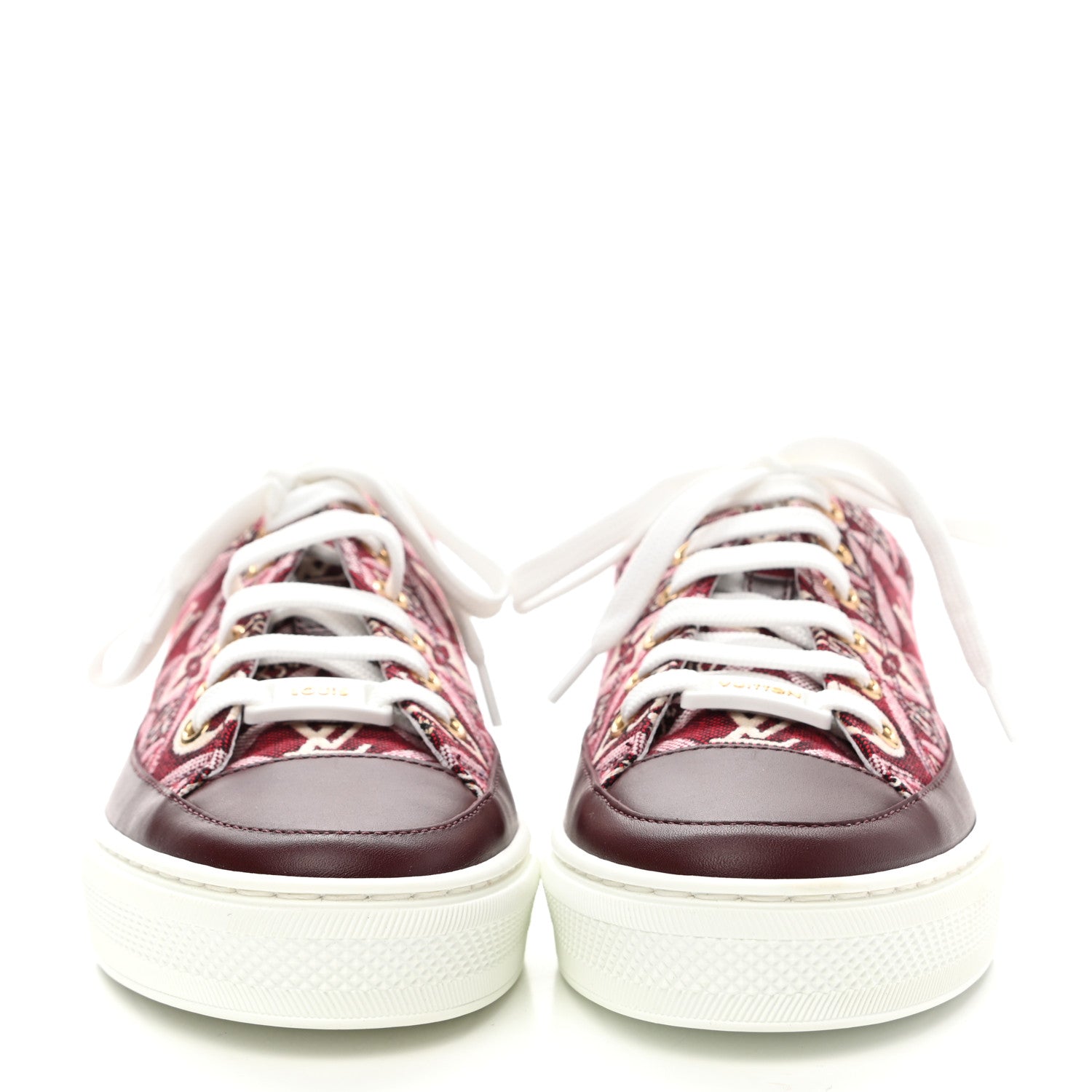 Louis Vuitton Jacquard Since 1854 Stellar Sneakers 35 Bordeaux 2 of 9