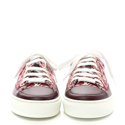 Louis Vuitton Jacquard Since 1854 Stellar Sneakers 35 Bordeaux 2 of 9