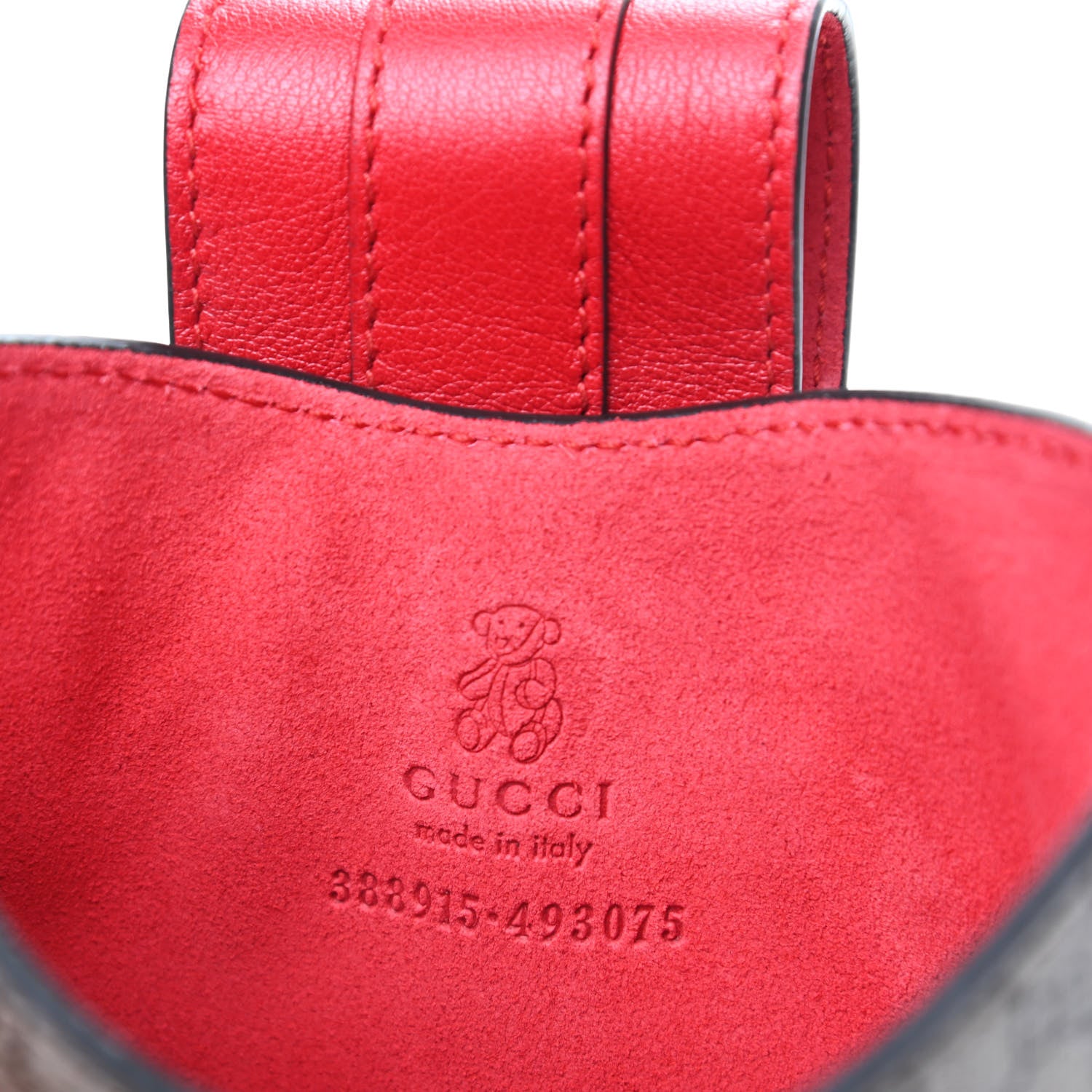 Gucci GG Supreme Monogram iPad Mini Case Red 6 of 7