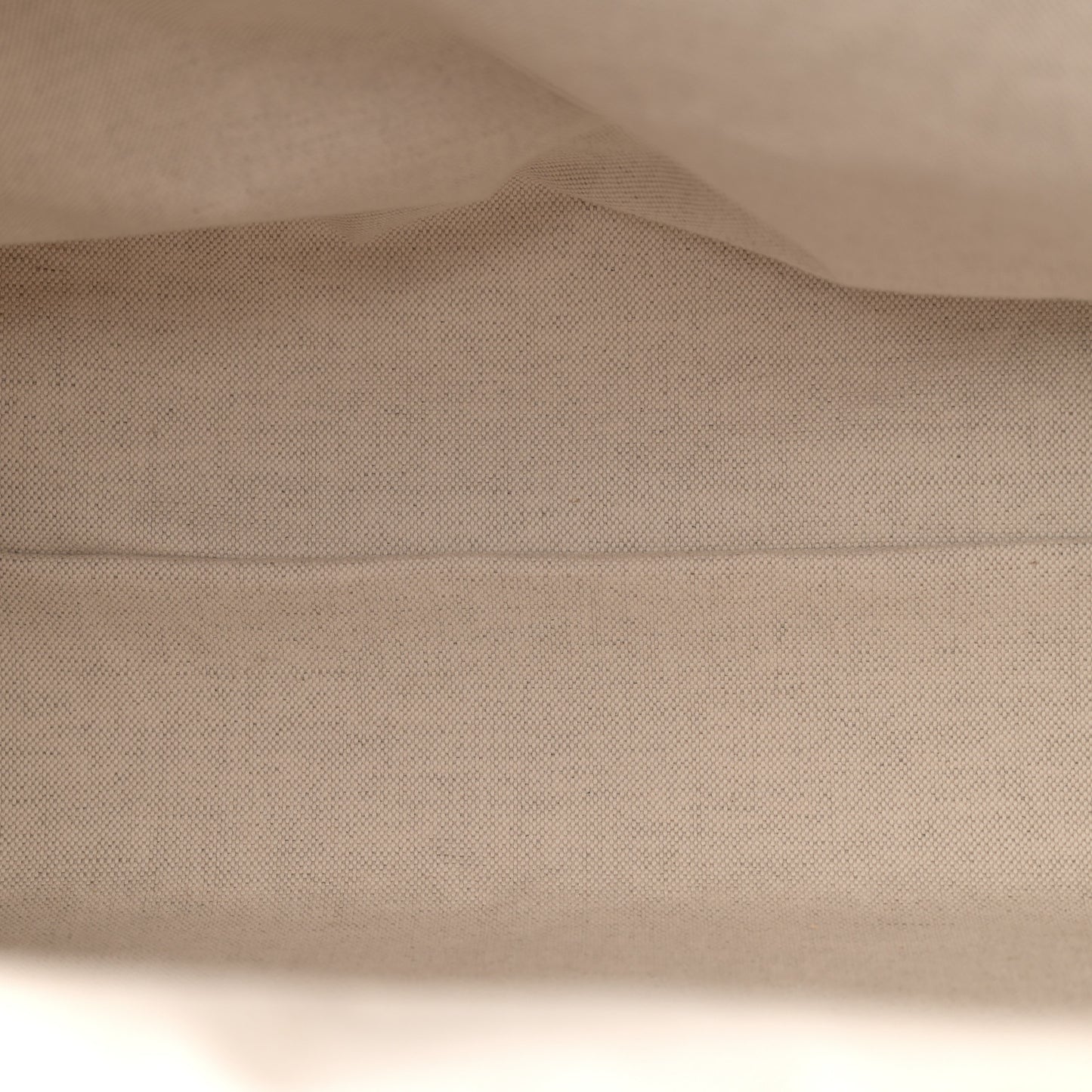 Canvas Logo Embossed Ophidia Tote Beige