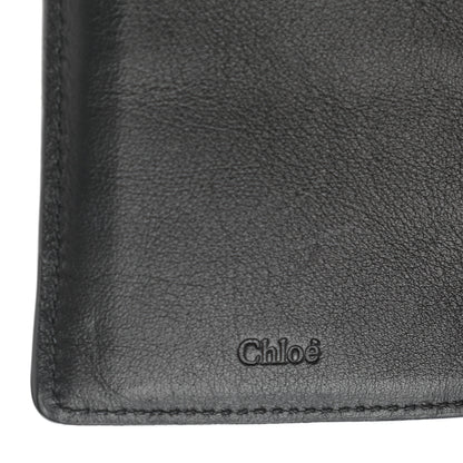 Chloe Grained Calfskin Alphabet Compact Wallet Black 7 of 11