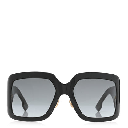 Christian Dior Acetate DiorSo Light 2 Shield Sunglasses Black 2 of 9