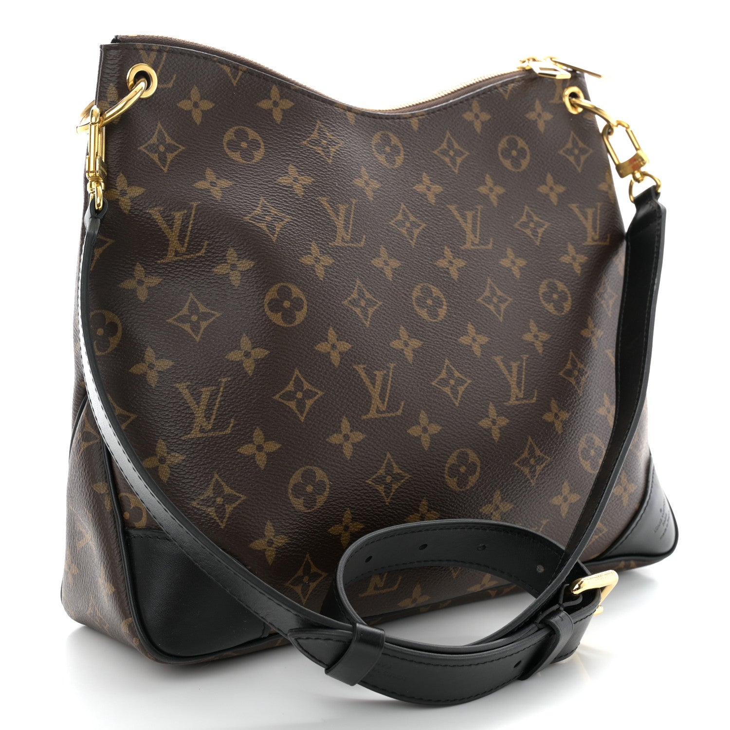 Louis Vuitton Monogram Odeon MM Black 3 of 9