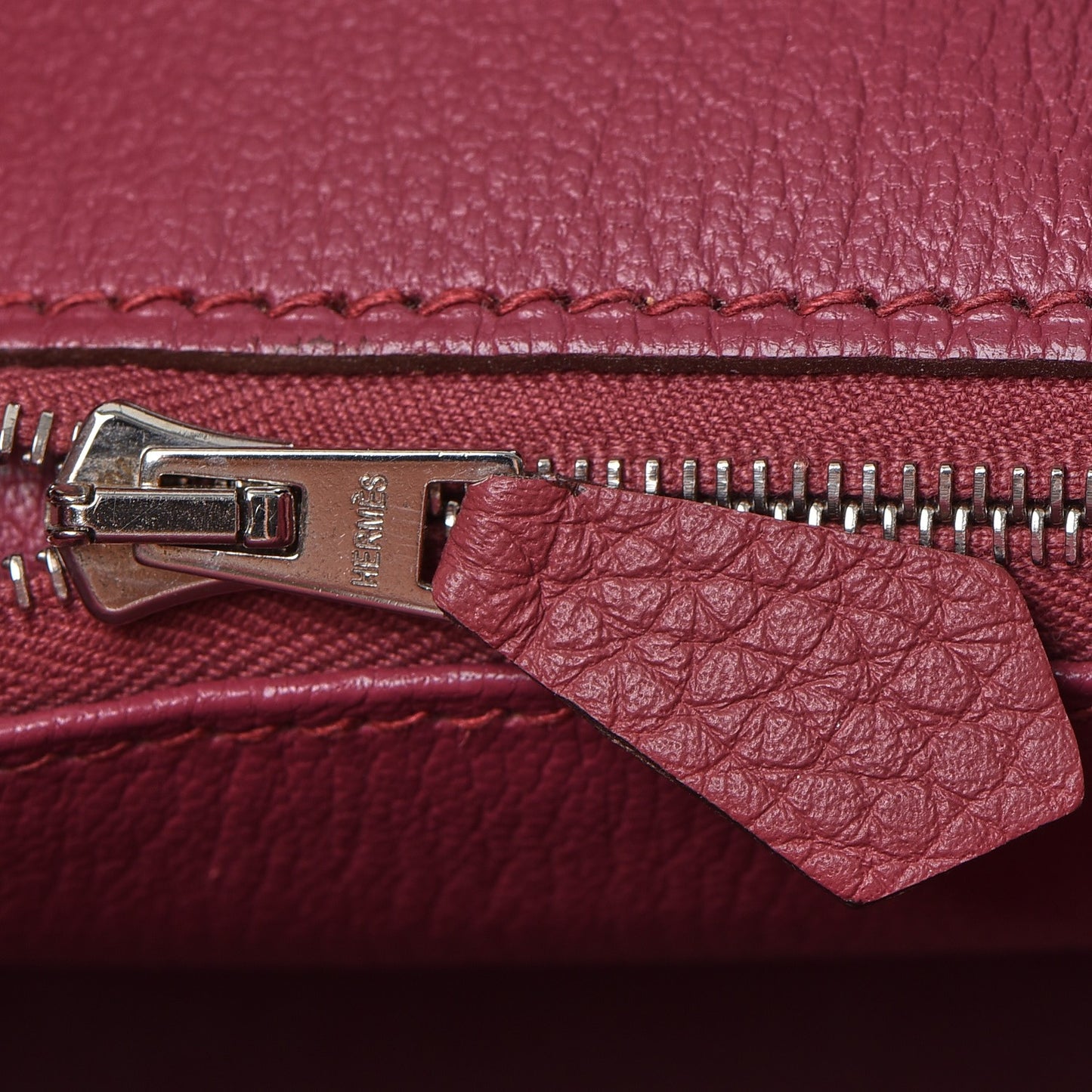 Taurillon Clemence Birkin 35 Bois de Rose
