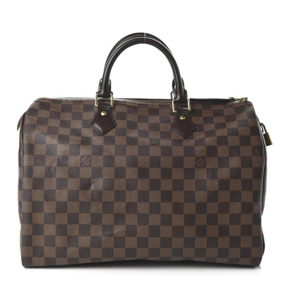 Louis Vuitton Damier Ebene Speedy 35 1 of 10
