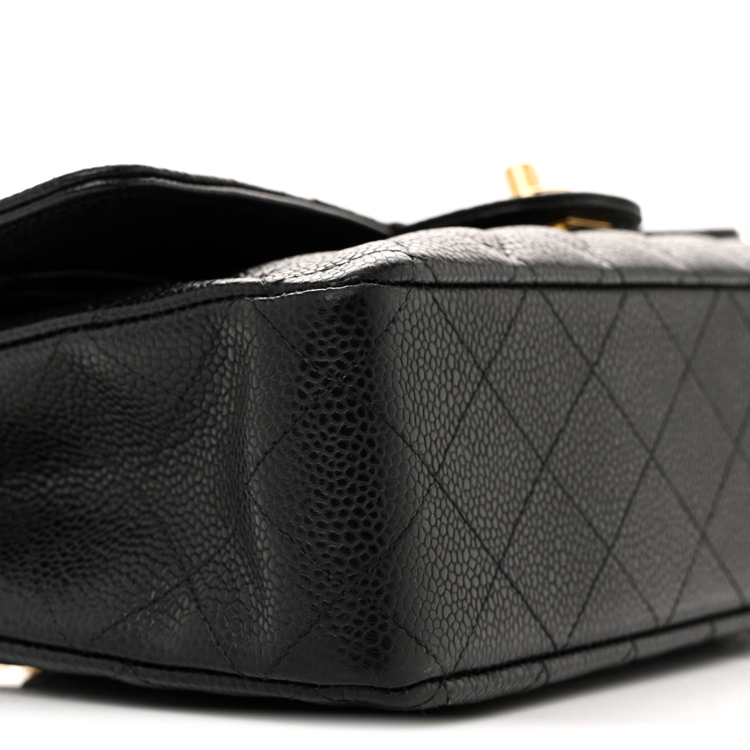 Chanel Caviar Quilted Medium Double Flap Black 9 of 11