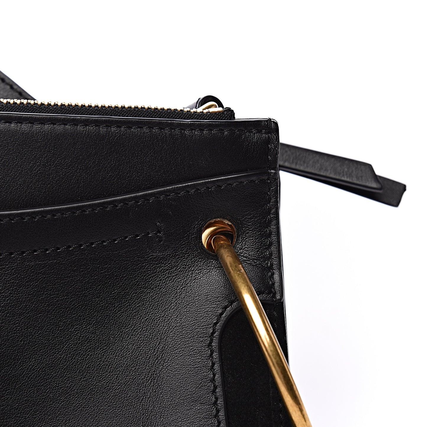 Calfskin Suede Small Roy Bag Black