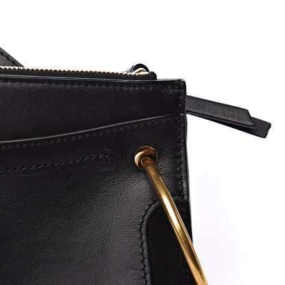 Chloe Calfskin Suede Small Roy Bag Black 13 of 15
