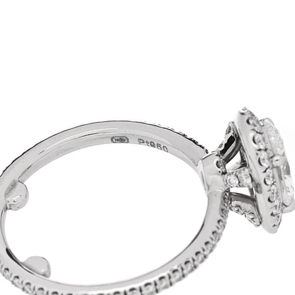 Harry Winston Platinum Diamond 1.01ct The One Oval Shaped Micropave Engagement Ring 49 4.75 5 of 8