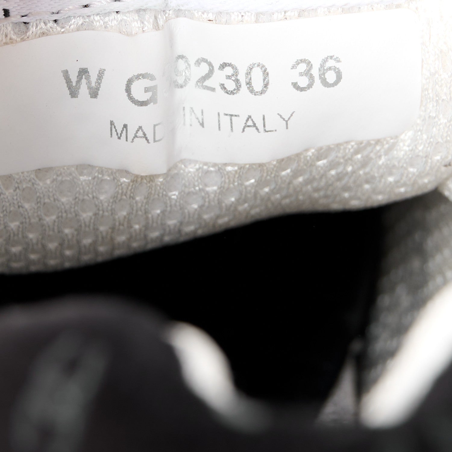 Chanel Nylon Suede Calfskin Printed CC Sneakers 36 White Black 8 of 9