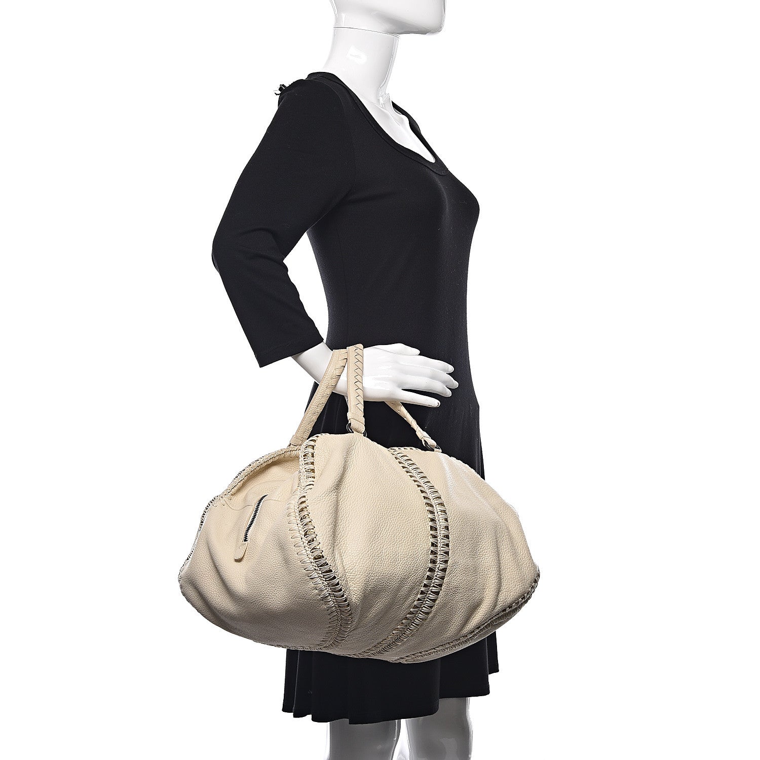 Bottega Veneta Cervo Uncinetto Bag Natural 2 of 13