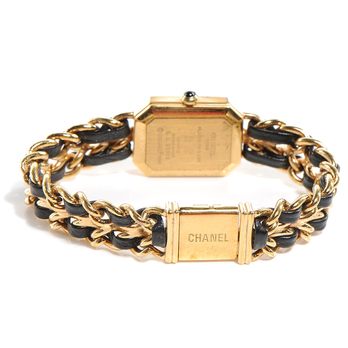 Stainless Steel Lambskin 20mm Chain Premiere Quartz Watch Gold M