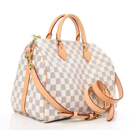 Louis Vuitton Damier Azur Speedy Bandouliere 30 3 of 10