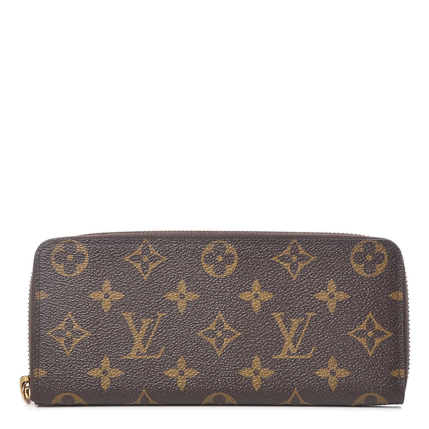 Monogram Clemence Wallet Rose Ballerine