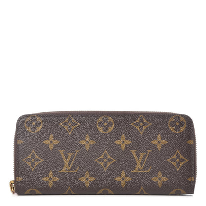 Louis Vuitton Monogram Clemence Wallet Rose Ballerine 1 of 9