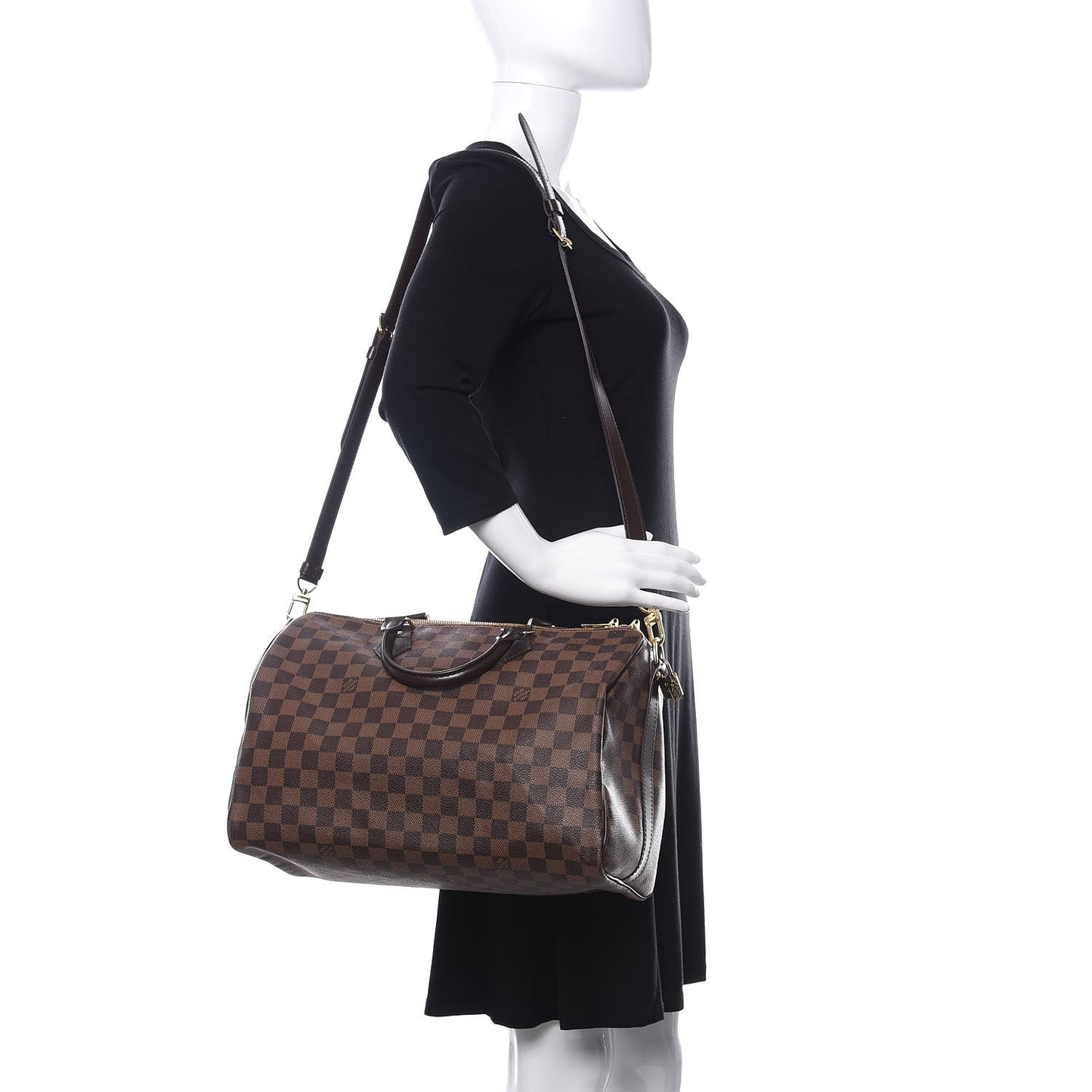 Damier Ebene Speedy Bandouliere 35