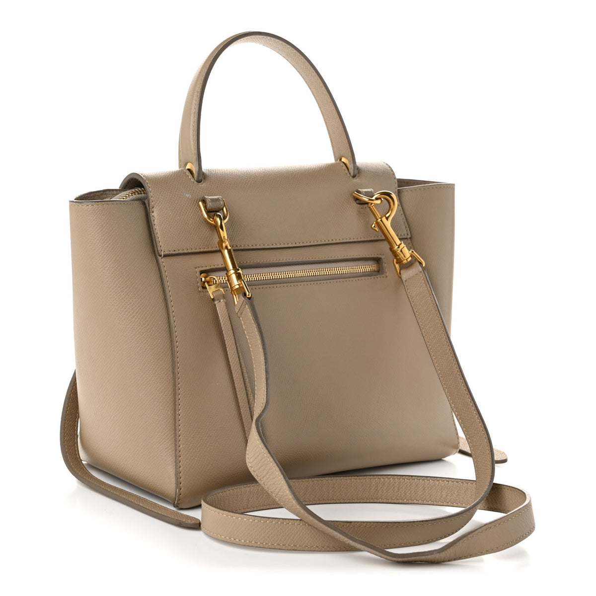 Celine Baby Grained Calfskin Micro Belt Bag Light Taupe 3 of 13
