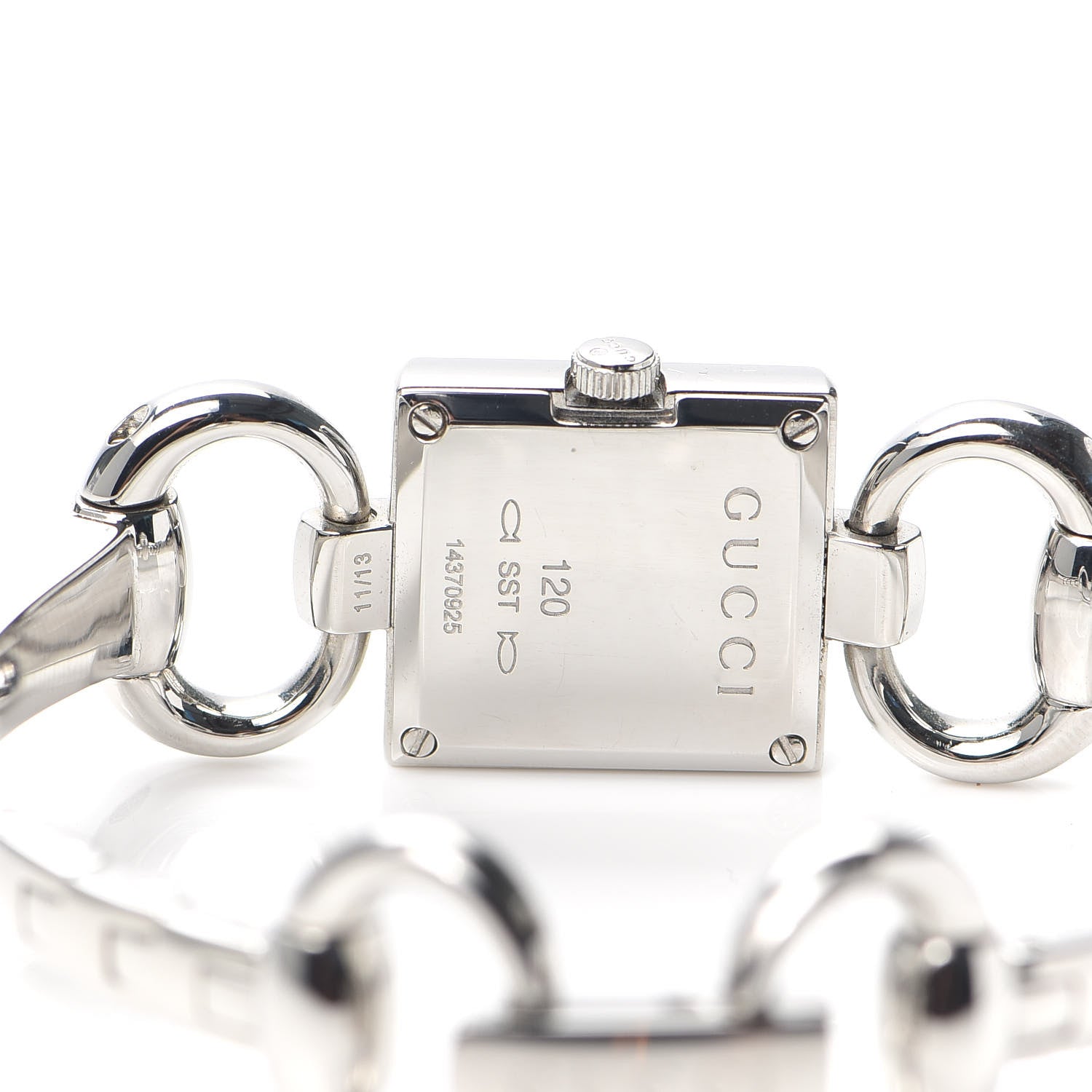 Gucci Stainless Steel Diamond 19mm Tornabuoni Quartz Watch 4 of 6