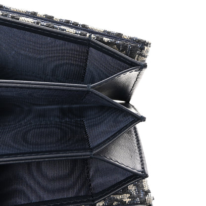 Christian Dior Oblique Saddle 5-Gusset Card Holder Blue 5 of 8