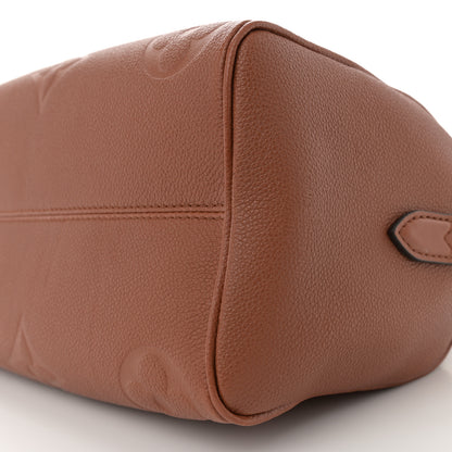Louis Vuitton Empreinte Monogram Giant Speedy Bandouliere 25 Cognac 9 of 10