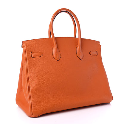 Hermes Togo Birkin 35 Orange 3 of 13