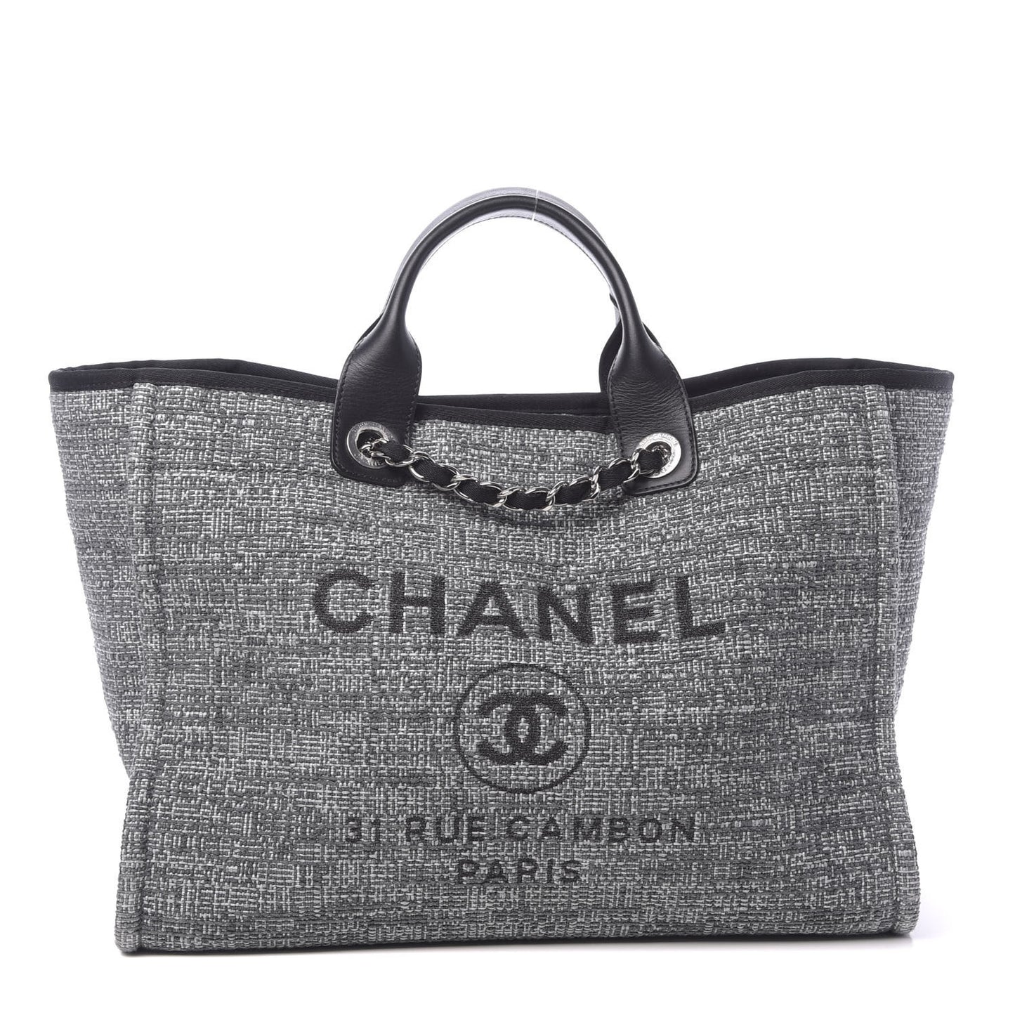 Canvas Medium Deauville Tote Charcoal
