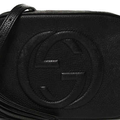 Gucci Pebbled Calfskin Small Soho Disco Bag Black 9 of 14