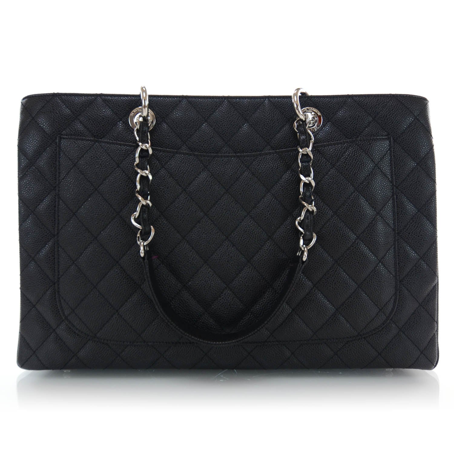 Chanel Caviar XL Grand Shopping Tote GST Black 3 of 10