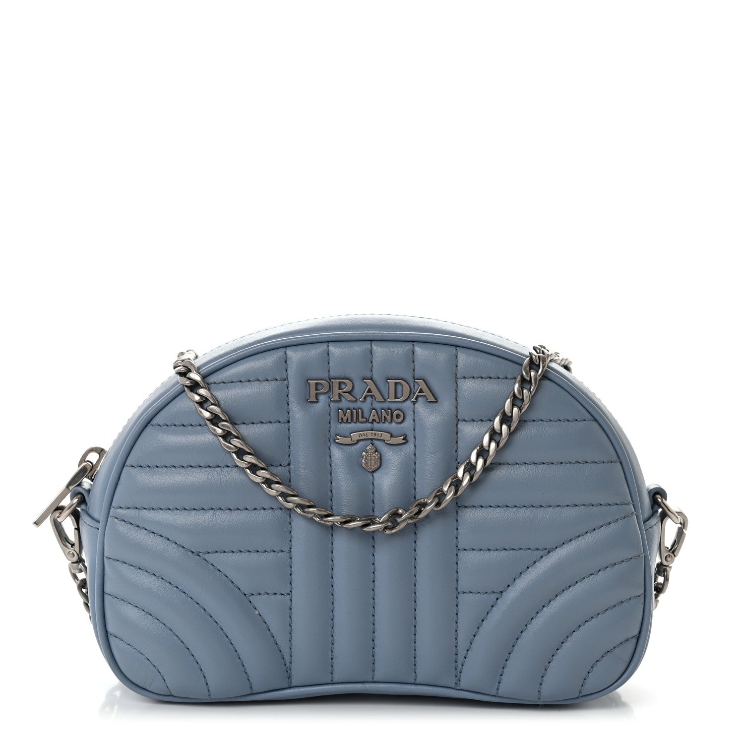 Prada Soft Calfskin Impunture Diagramme Belt Bag Astrale 1 of 11