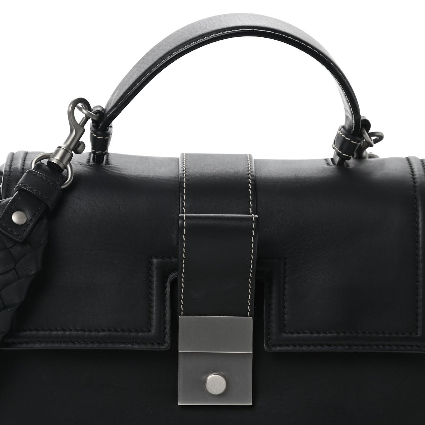 Nappa Small Piazza Bag Black