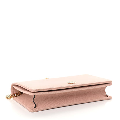 Gucci Dollar Calfskin Mini GG Marmont Chain Wallet Perfect Pink 4 of 9