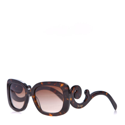 Prada Acetate Baroque Sunglasses SPR 27O Tortoise 1 of 8