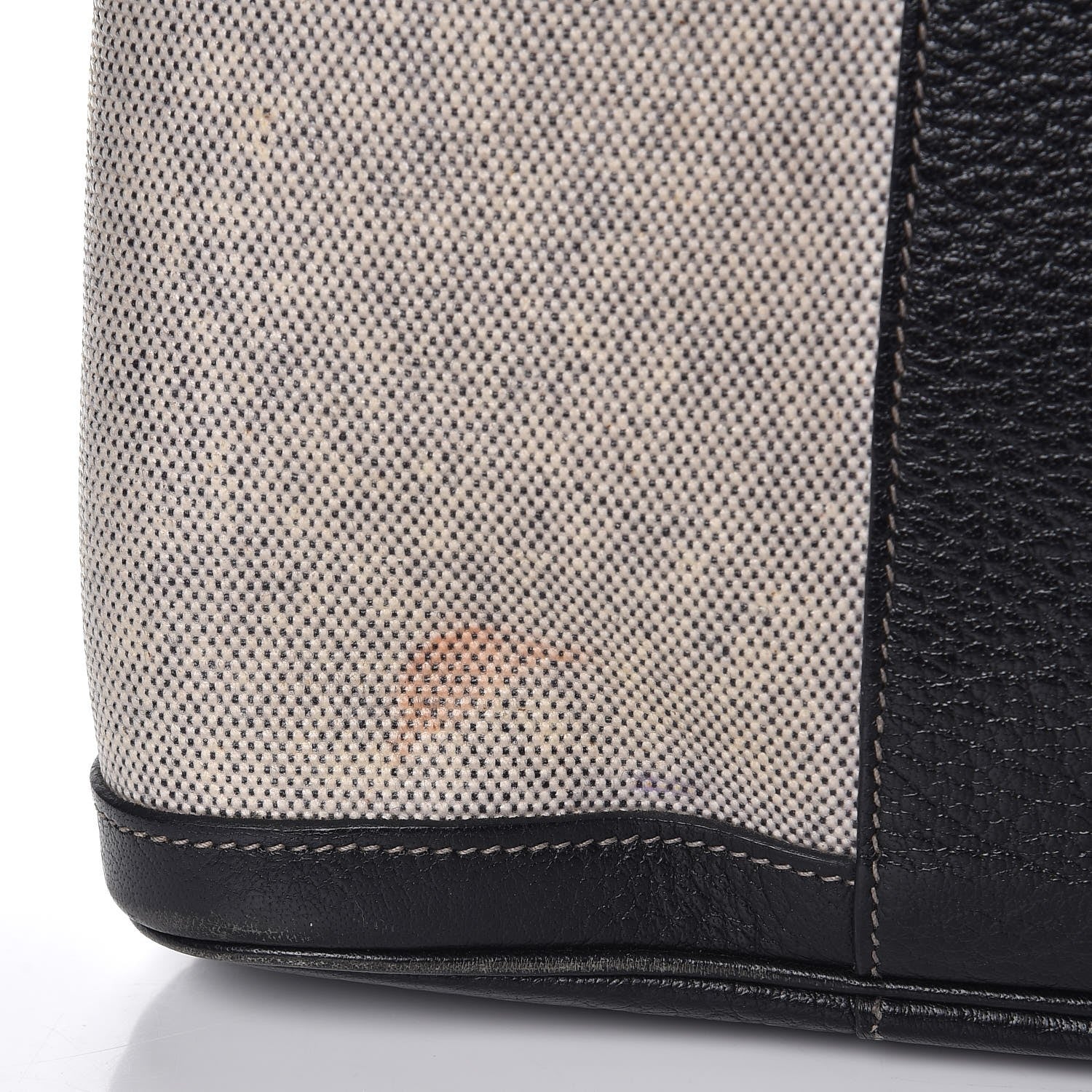 Hermes Buffle Skipper Toile Garden Party 36 MM Tote Black 9 of 9
