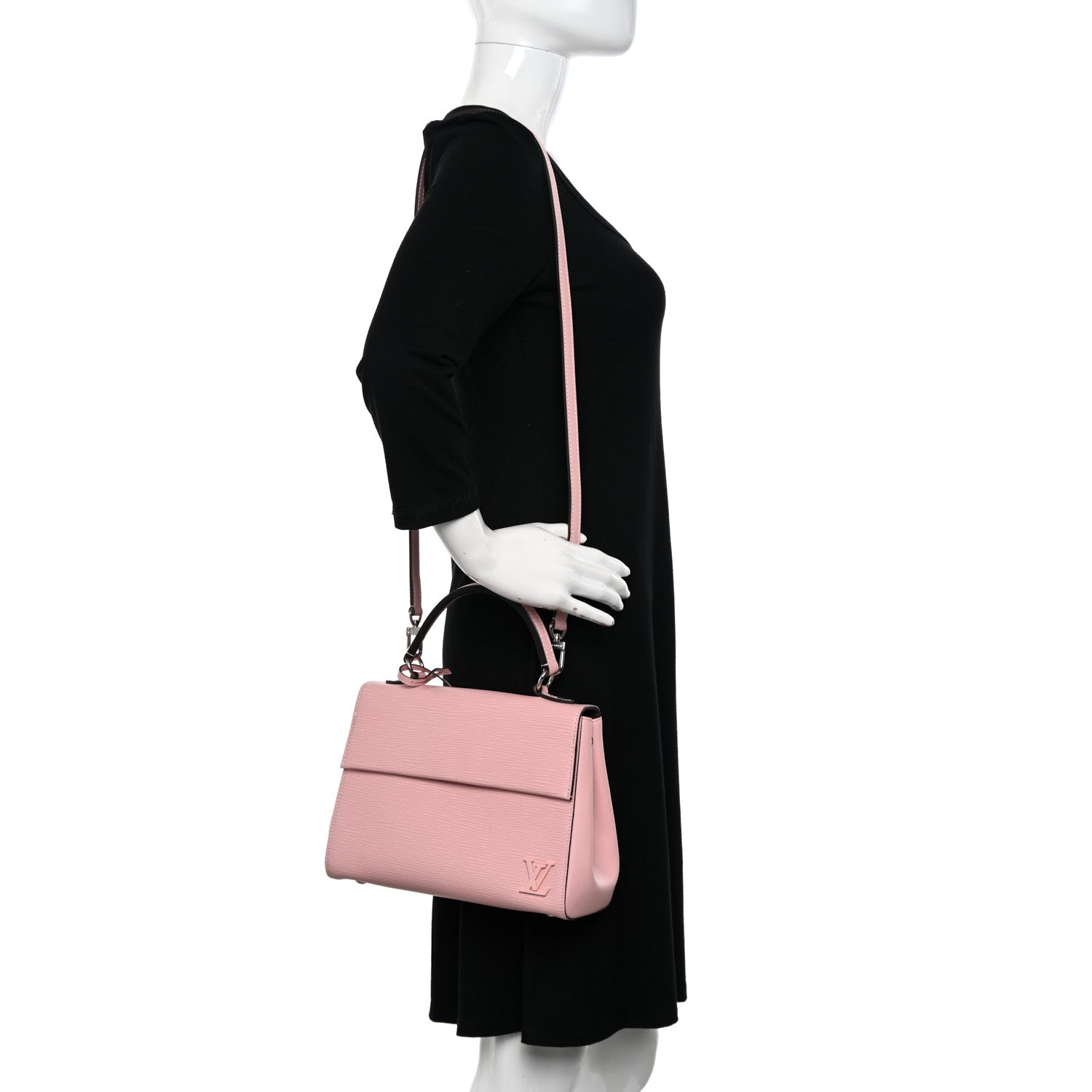 Louis Vuitton Epi Cluny MM Rose Ballerine 2 of 9