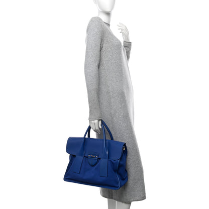 Prada Canapa Cinghiale Flap Tote Royal 2 of 13