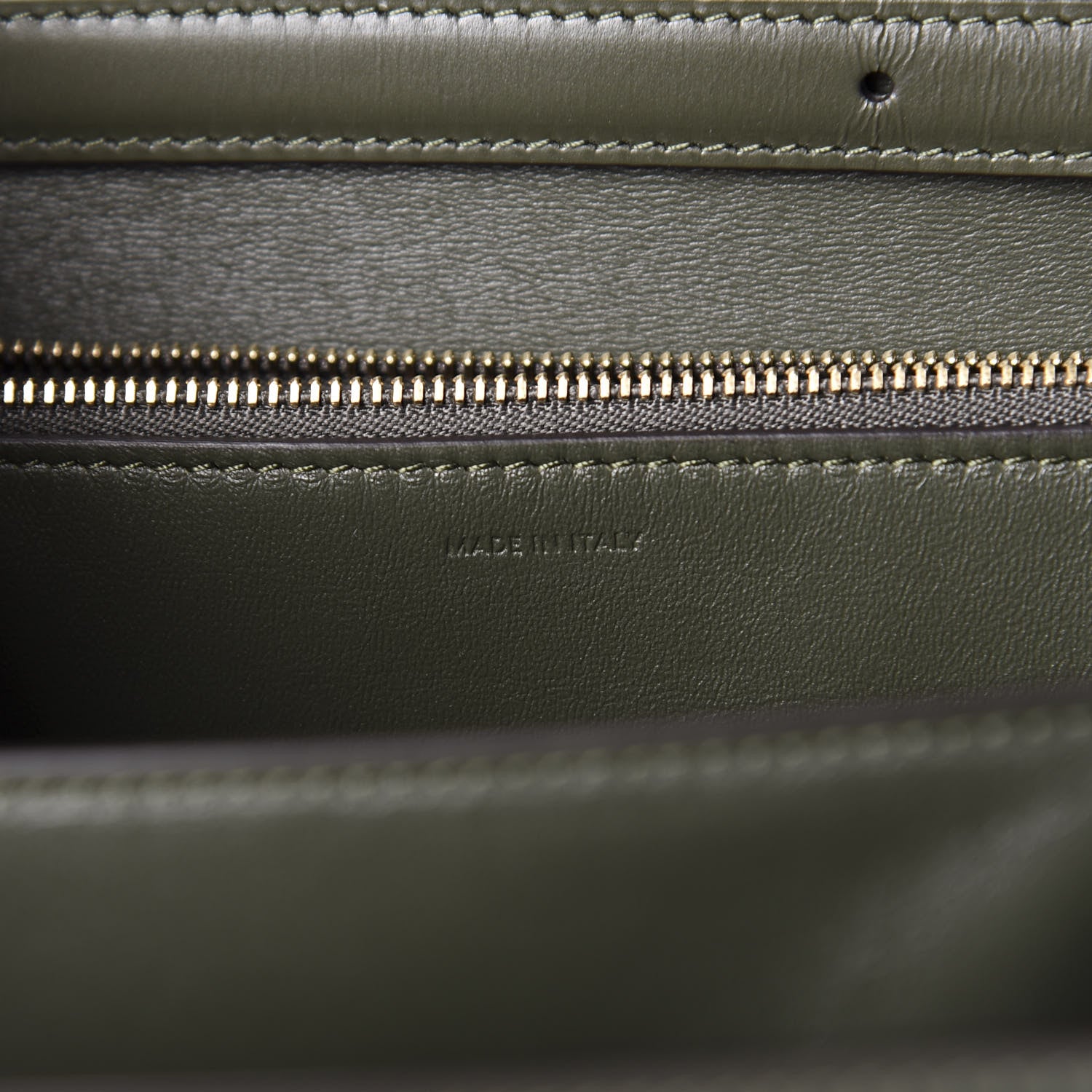 Celine Box Calfskin Medium Classic Box Flap Bag Dark Green 9 of 10