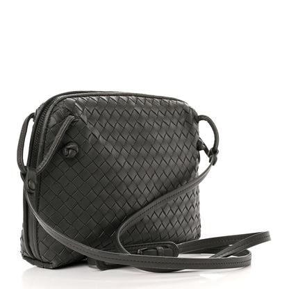 Bottega Veneta Nappa Intrecciato Nodini Crossbody Messenger New Light Grey 3 of 16