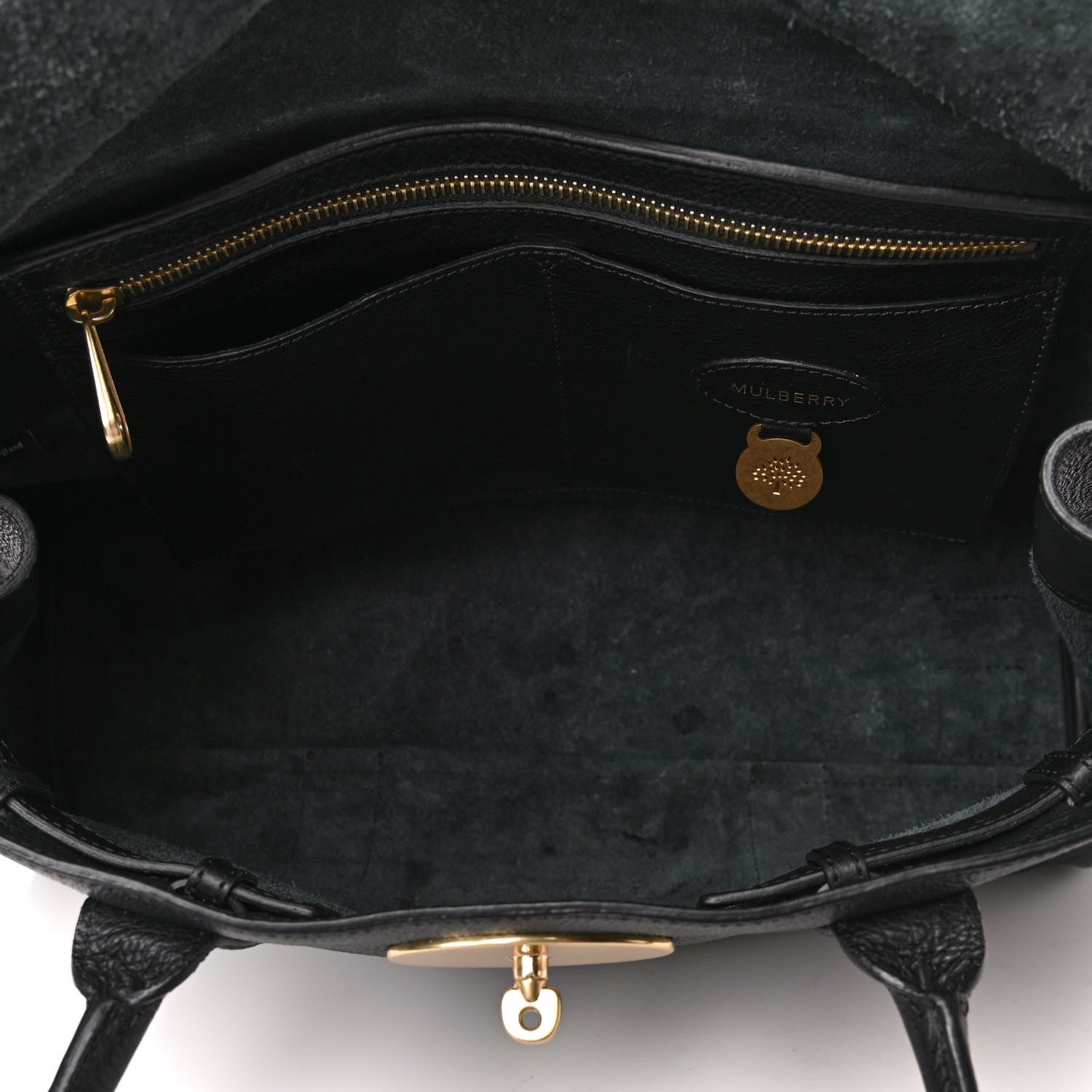 Mulberry Classic Grain Calfskin Bayswater Black 7 of 8