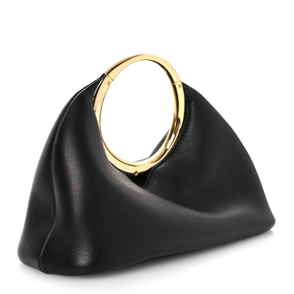 Jacquemus Lambskin Le Petit Calino Ring Top Handle Bag Black Black 3 of 9