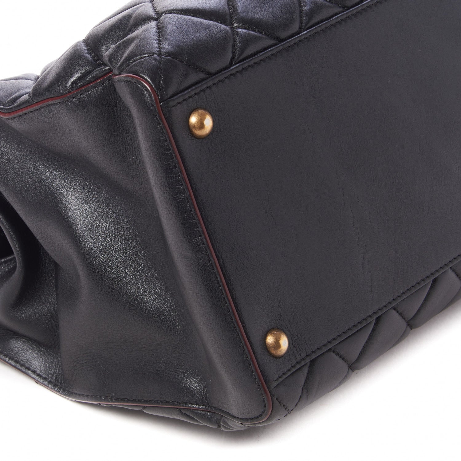 Chanel Calfskin Quilted Large Shopping Tote Black 10 of 18