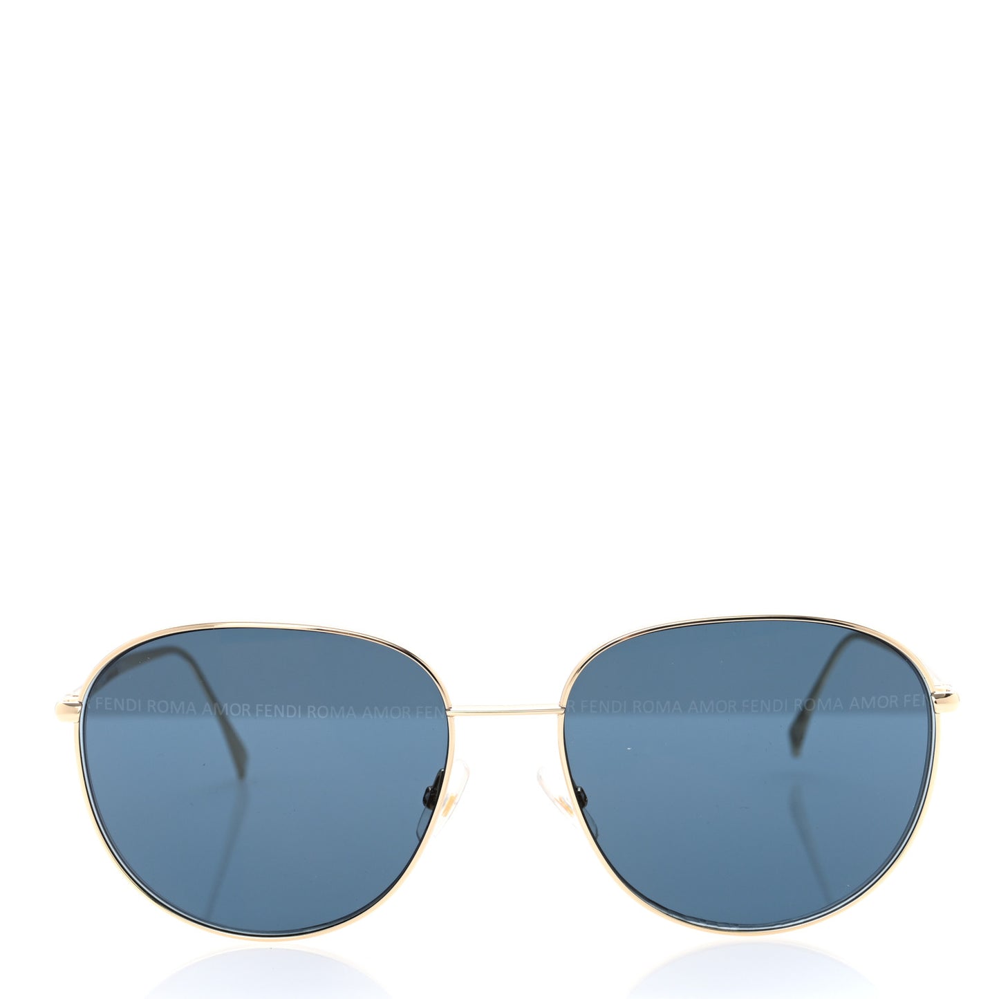 Metal Aviator Sunglasses FF 0379/G/S Gold