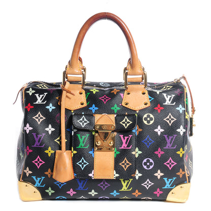 Louis Vuitton Monogram Multicolor Speedy 30 Black 1 of 7